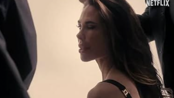 I Am Ilary TV show screenshot 1: Ilary Blasi getting makeup and hair done. 