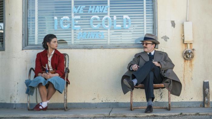 I Am the Night Series: Fauna Hodel (India Eisley) and George Hodel (Jefferson Mays)