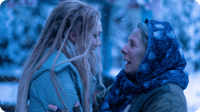 Intergalactic TV Show: Candy (Eleanor Tomlinson) visits her mother