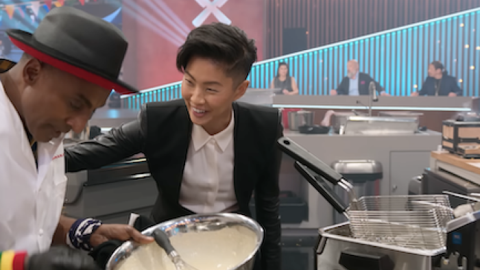 Iron Chef: Quest for an Iron Legend TV Show: Talking to an Iron Chef. 