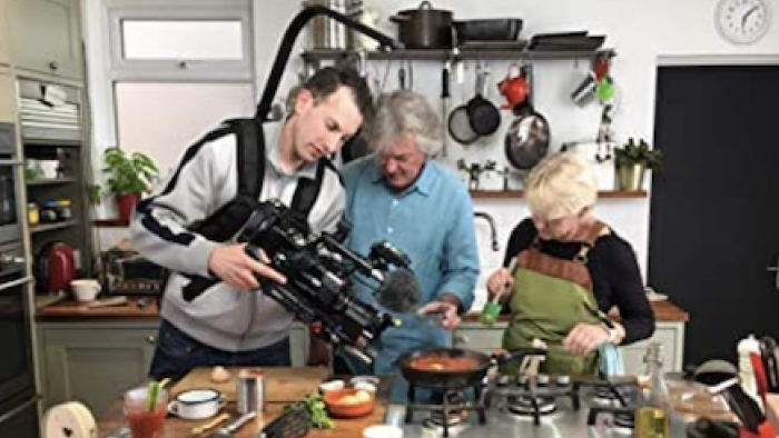 James May: Oh Cook TV Show: Filming the cooking process