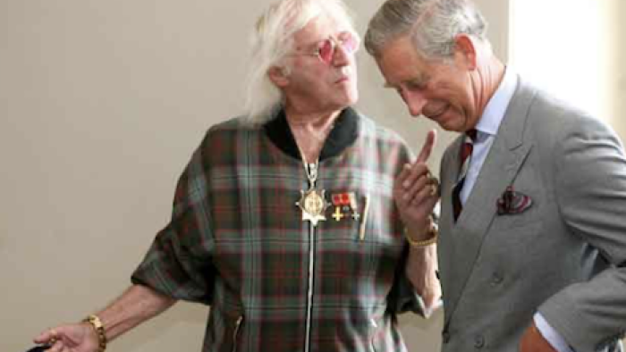 Talking to HRH Prince Charles. 