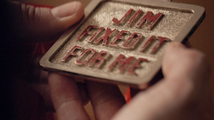 A Jimmy Fixed It medal. 