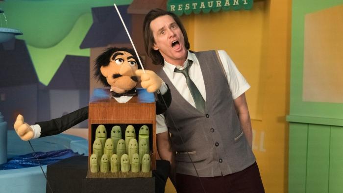 Kidding TV Series: Jeff Pickles (Jim Carrey) singing on Mr. Pickles Puppet Time