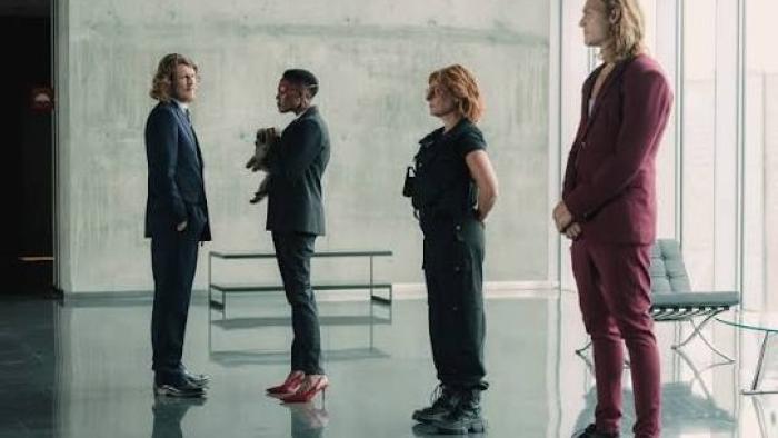 Kill Jackie TV show screenshot 3: a clandestine meeting of stylish assassins
