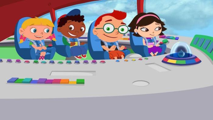 Little Einsteins in their ship