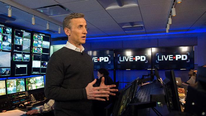 Live PD TV Show: Dan Abrams in the control room