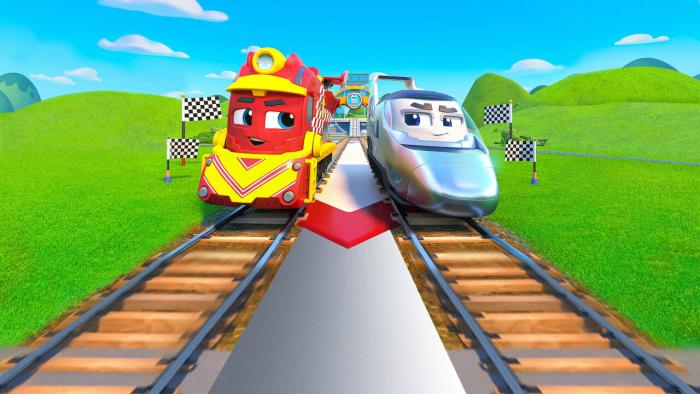 Mighty Express: Mighty Trains Race Screenshot 1