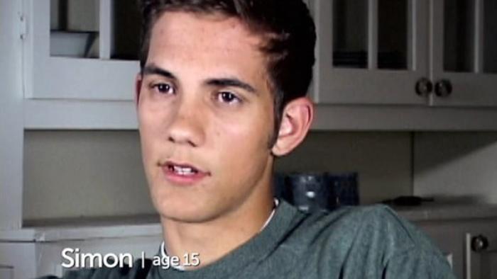 Millennials: Growing Up in the 21st Century TV: A White teen boy talks to the camera