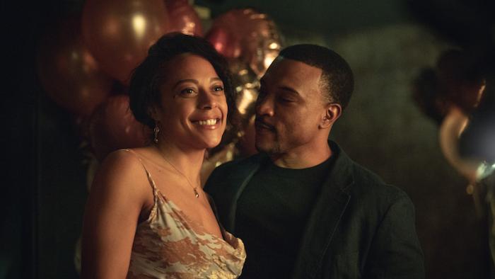Missing You TV show screenshot 2: Kat and ex-fiance Josh in happier times