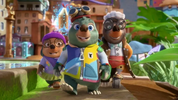 Moley TV show screenshot 1: Dotty, Moley and Uncle Mishmosh