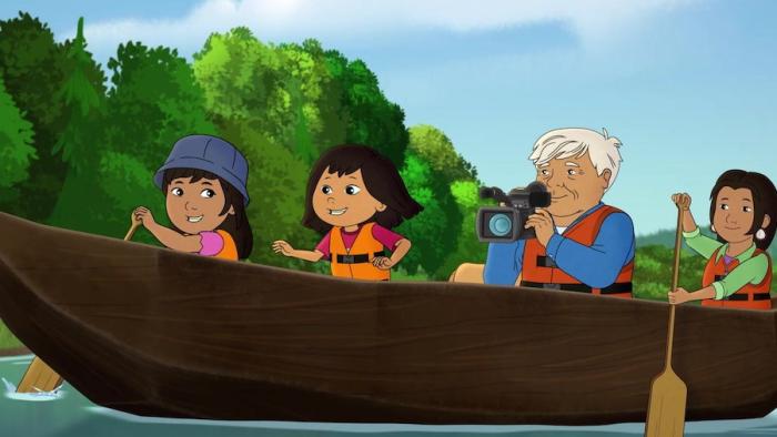 Molly's Epic Adventures TV: In New Jersey, Molly, and Grandpa are joined by Native Lenape as they canoe down a river stream.