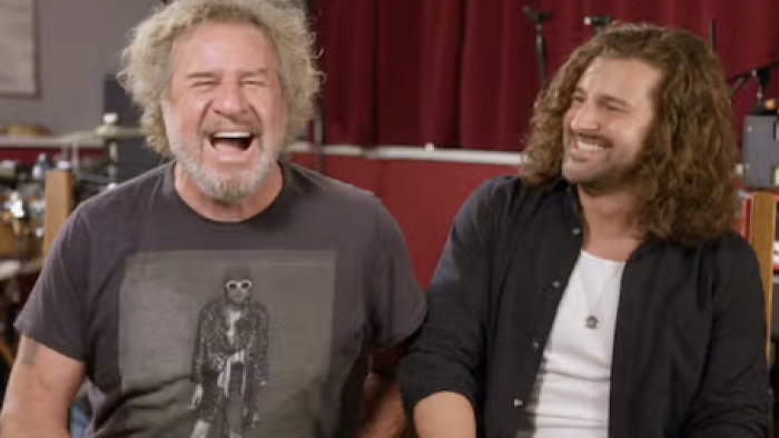 MTV’s Family Legacy TV show screenshot 1: Sammy Hagar with son Andrew. 