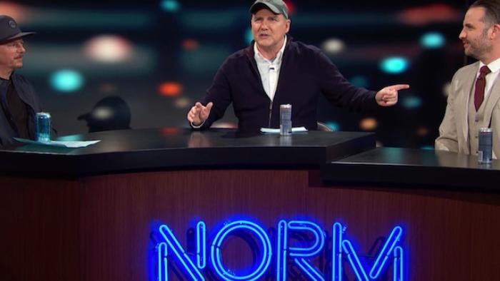 Norm MacDonald Has A Show Series: David Spade, Norm MacDonald, and Adam Eget.
