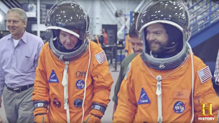 Ozzy and Jack at NASA