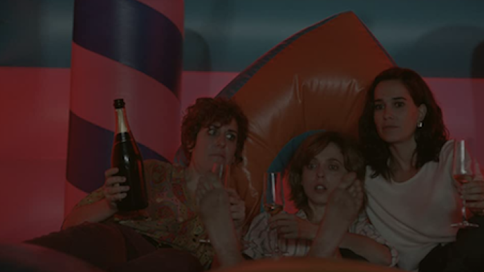 Perfect Life TV Show: Decompressing in a bounce house