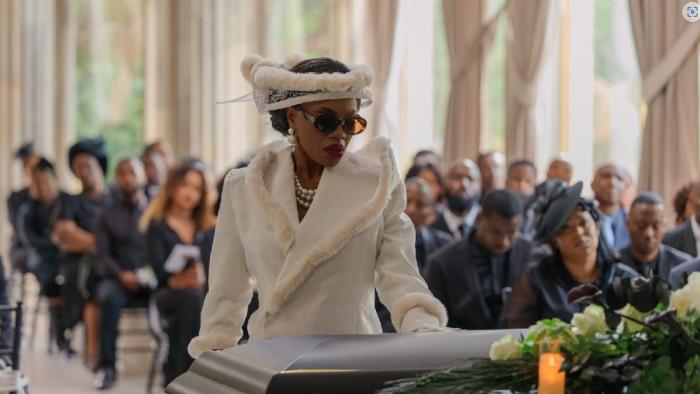The Polygamist: Joyce attends her disloyal husband's funeral