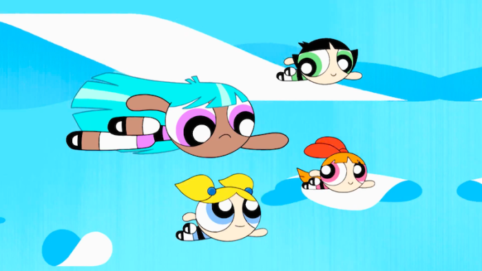 The Powerpuff Girls: The Power of Four TV Movie: Bliss learns from Buttercup, Blossom, and Bubbles. 
