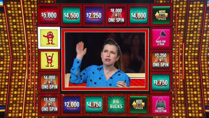 Press Your Luck TV Series: A contestant tries to avoid a Whammy