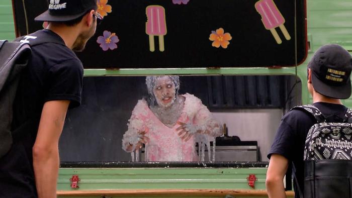 Rank The Prank TV Show: A human popsicle. 