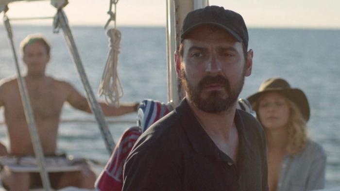 Safe Harbour TV Series: Spotting a smoking boat from the yacht. 