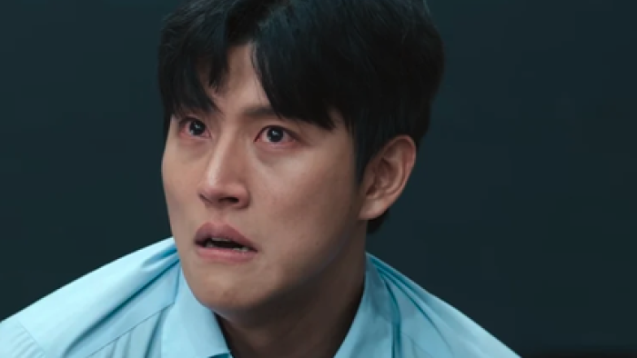 Teach You A Lesson TV show screenshot 3: Man in a blue shirt looking emotional and concerned.