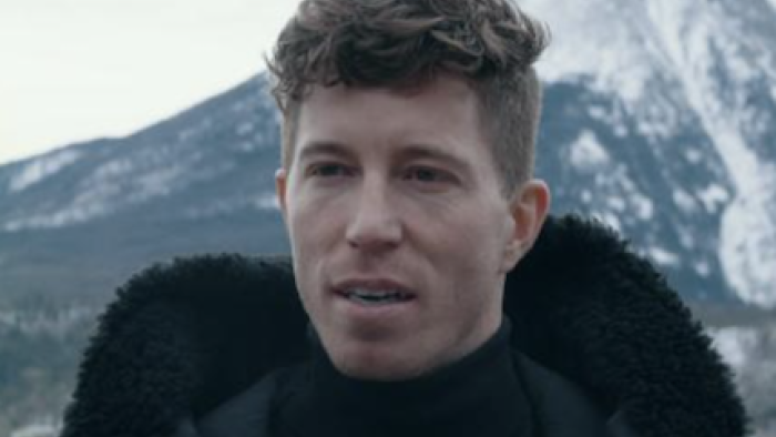Shaun White: The Last Run TV show screenshot 1: Shaun White in the mountains talking about training. 