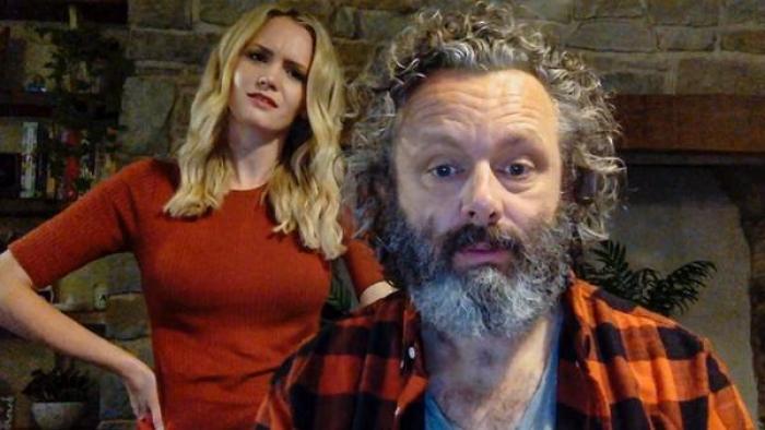 Staged TV Show: Anna Lundberg and Michael Sheen, at home