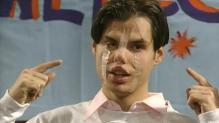The State: Tape on the face