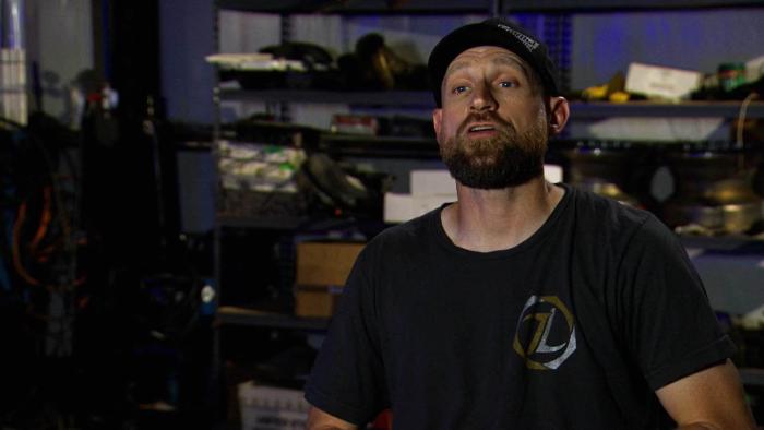 Street Outlaws vs. The World TV show screenshot 1: Boosted GT (aka Chris Hamilton) from Street Outlaws crew.
