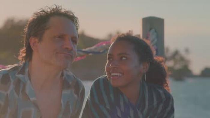 Summer Heat TV Show: Maresia and Yasmin sit at the pier