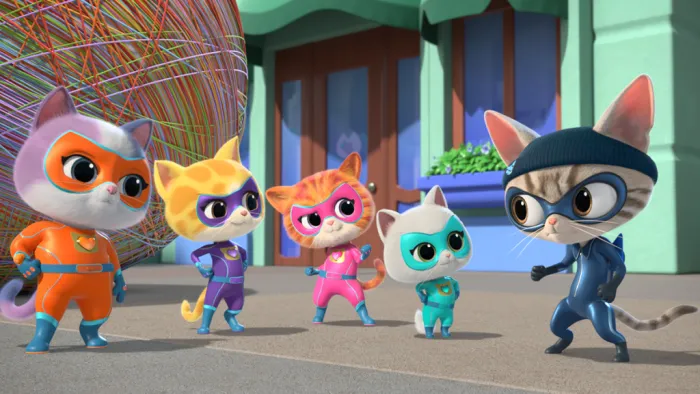 SuperKitties TV Show: the kitties and the Cat Burglar