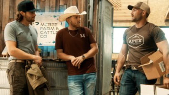 The McBee Dynasty screenshot 2: Jesse, Cole, and Steve Jr. talk. 