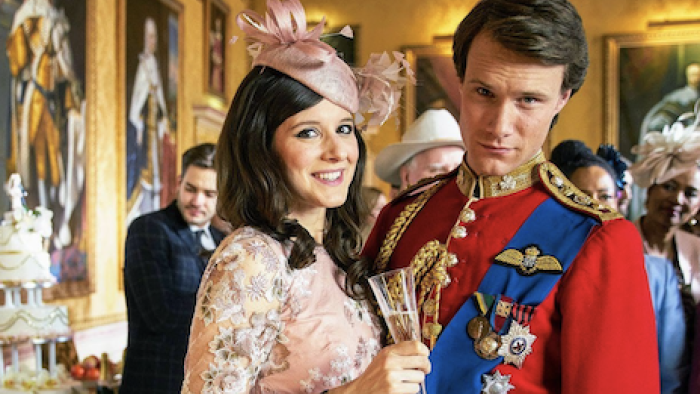 The Windsors TV show screenshot 2: Kate and Wills. 