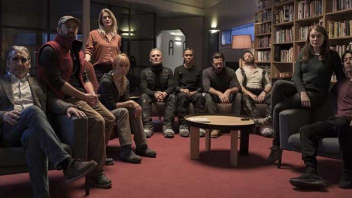 The Head: The Antarctic crew watches The Thing