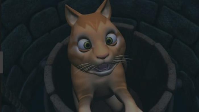 The Mooh Brothers TV Series: Lucie the cross-eyed cat. 