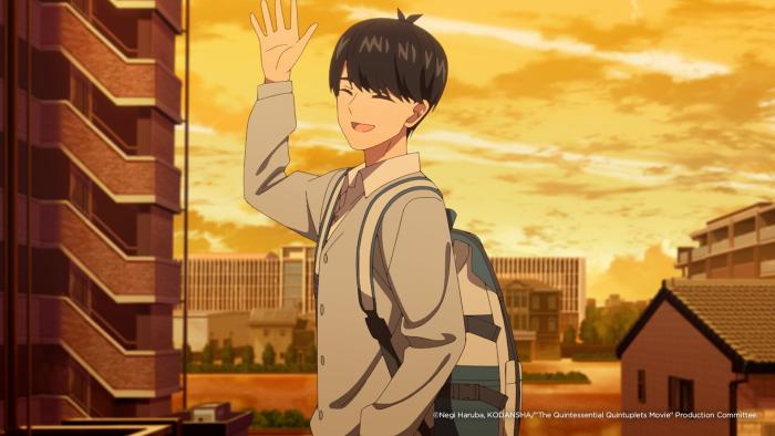 The Quintessential Quintuplets Movie: screenshot of Futaro