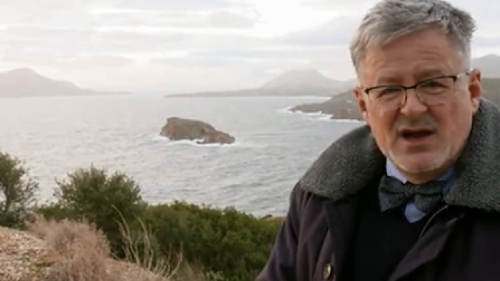 The Story of Europe TV Show: Scene #1, Looking at the coastline. 