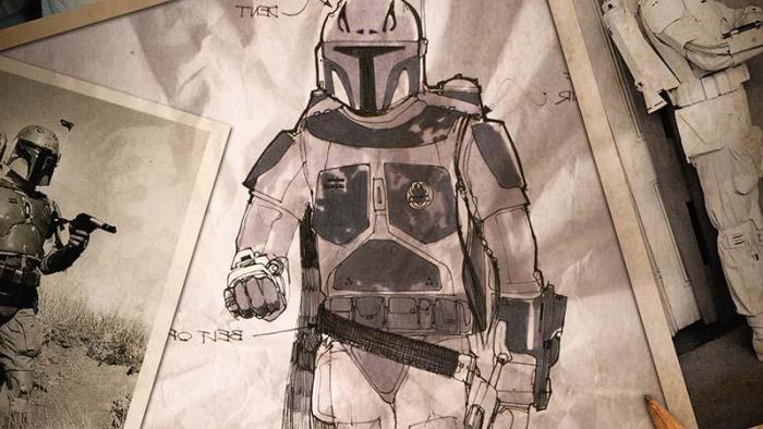 Under the Helmet: Boba Fett costume sketches