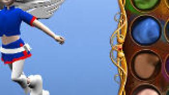 3D Coloring Book for Kids: Fantasy Girls App: Screenshot #2