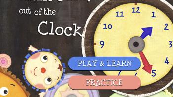 Charlie Jumped out of the Clock - Learning Story App: Screenshot #1