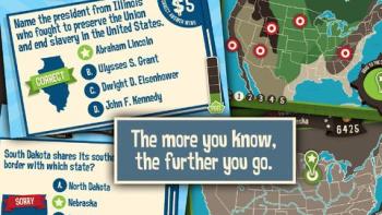 Geography Drive USA App: Screenshot #2