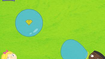 Gracie and Friends Treasure Bubbles App: Screenshot #2