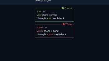 Grammar Fix App: Screenshot #1