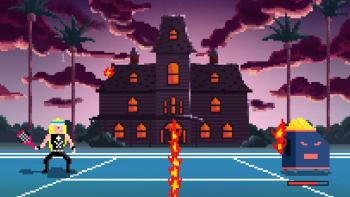 Heavy Metal Tennis Training: screenshot #2