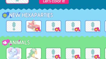 HexaParty - Hexel art for Kids App: Screenshot #1