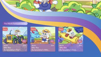 Moshi Kids includes audio series with episodes