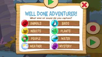 Nature Cat's Great Outdoors App: Screenshot #1