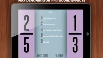 Oh No Fractions! App: Screenshot #2