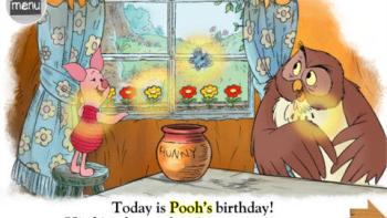Pooh's Birthday Surprise App: Screenshot #2